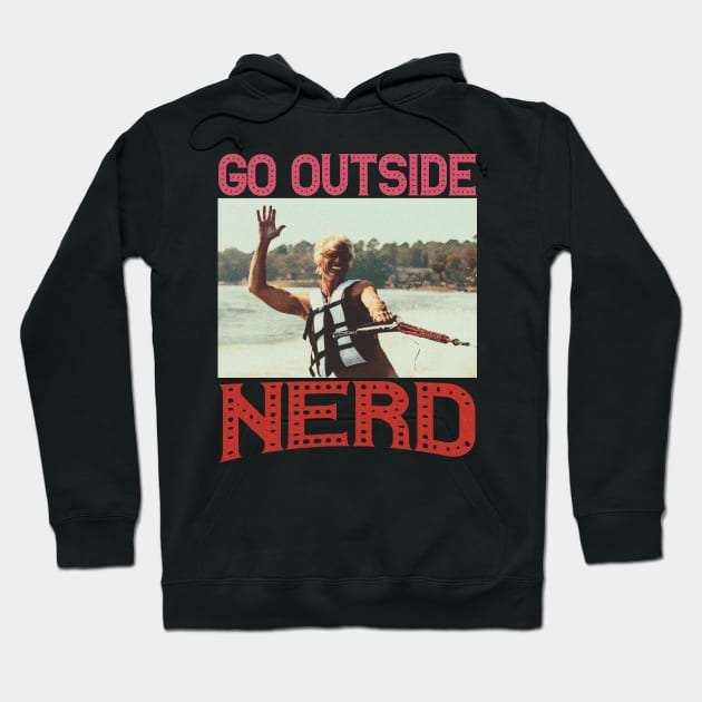 Go Outside Nerd Baby Billy Hoodie by Dont.panic
